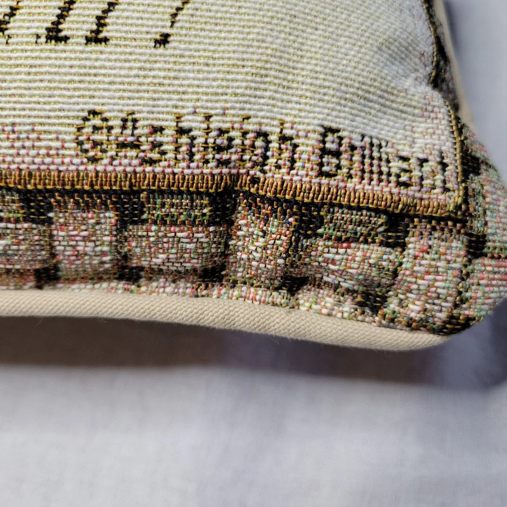 Ashleigh Brilliant Your Fault Woven Tapestry Accent Pillow Vintage Humor Decor